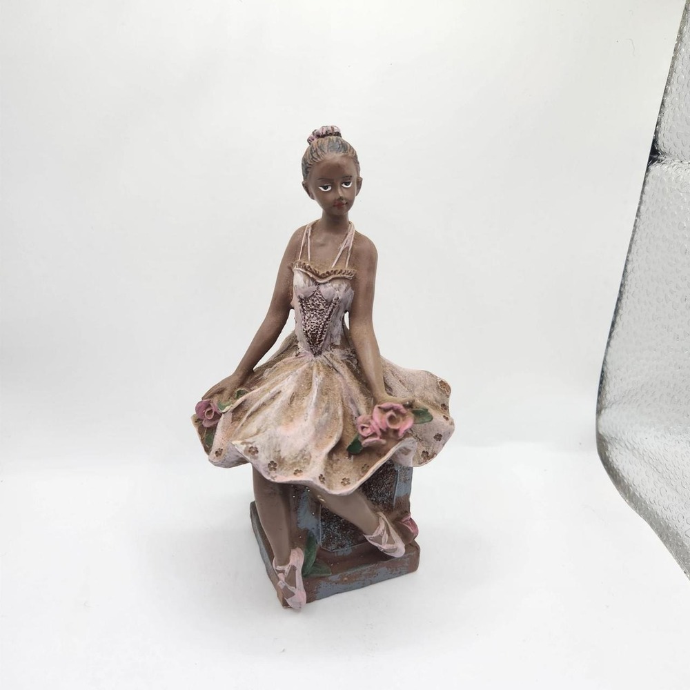 Vintage K's Collection Black Ballerina Figurine